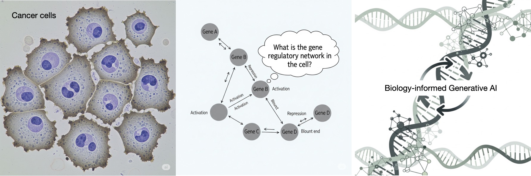 image for the project BRAI - Biology-informed Robust AI Methods for Inferring Complex Gene Regulatory Networks