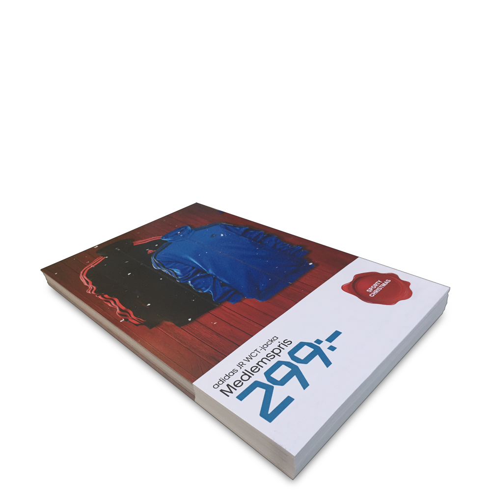 A4-tryck flygblad, flyers, reklamblad
