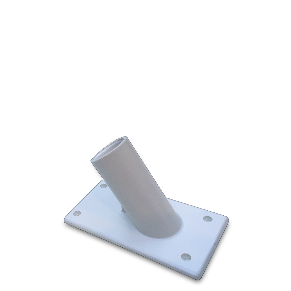 Kiosk flag holder