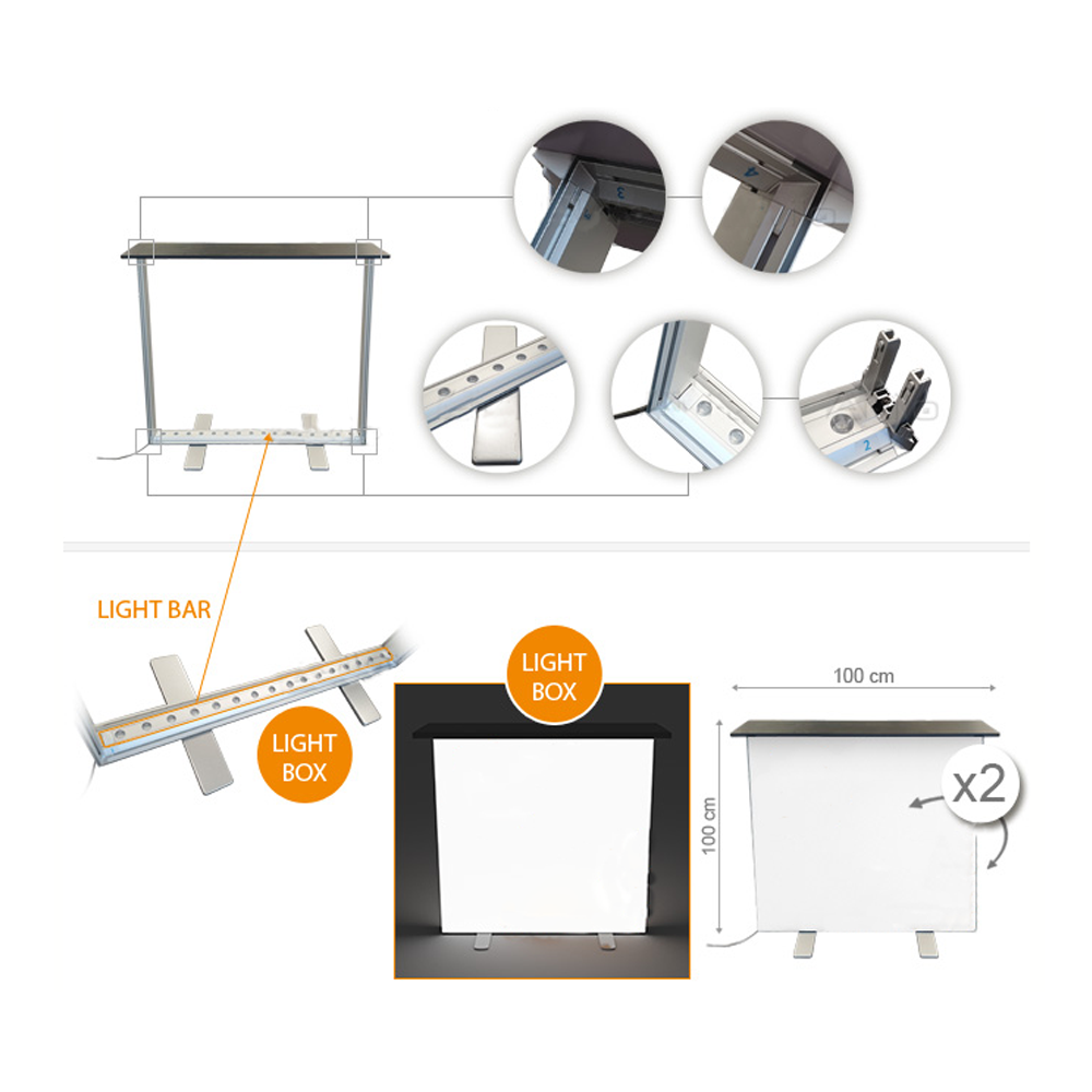 Ljuslåda LED disk instruktioner