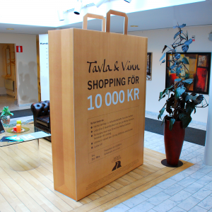 Unikke displaye til begivenhed med print