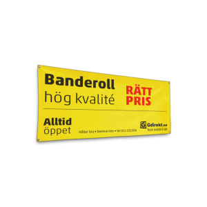 Banderoll i egen storlek