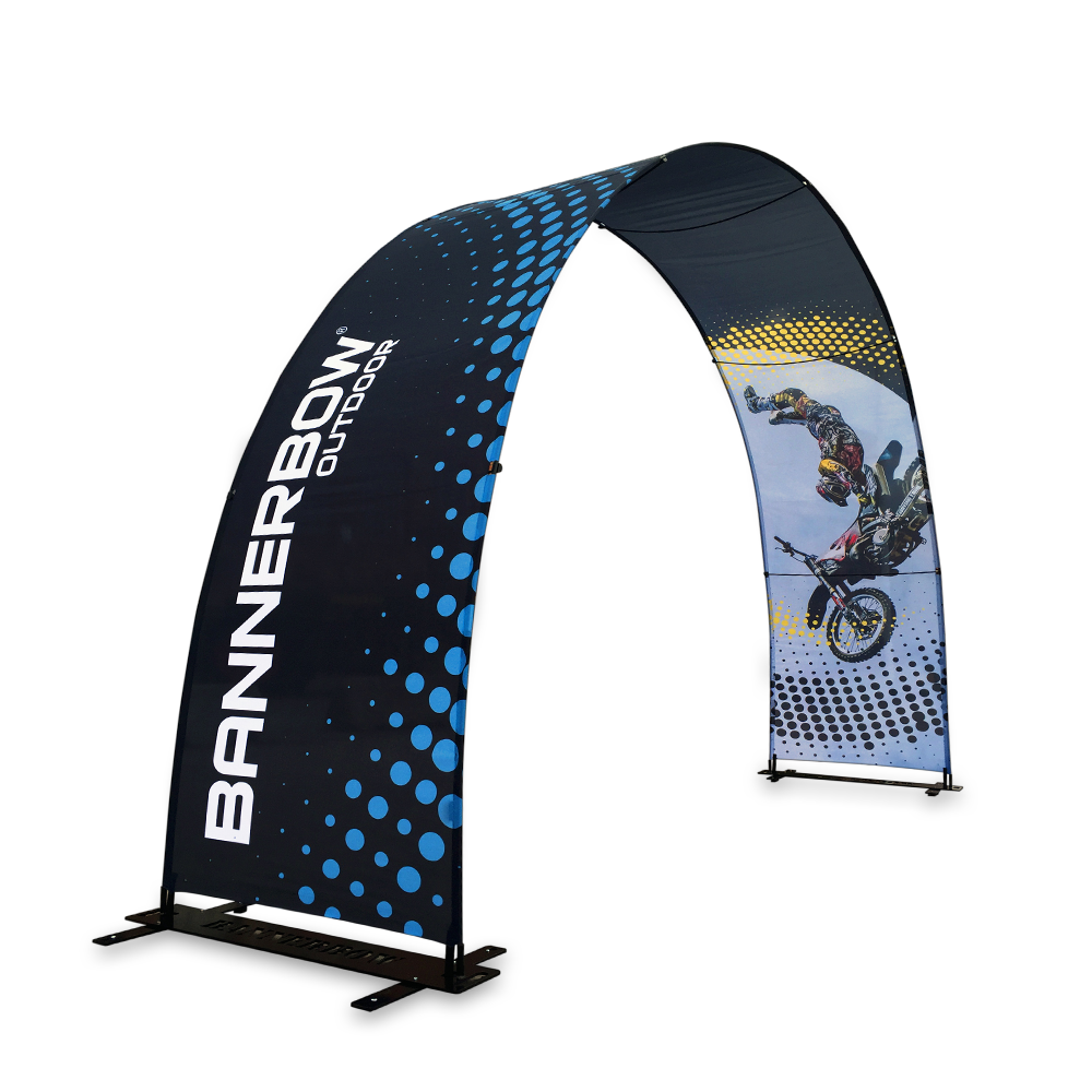 Bannerbow - Eventbåge utomhus