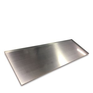 Aluminiumskilt til trykt log til butik og opbygning