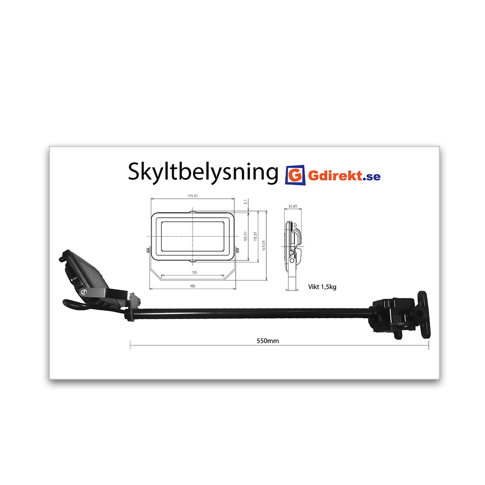 Skylbelysning skiss